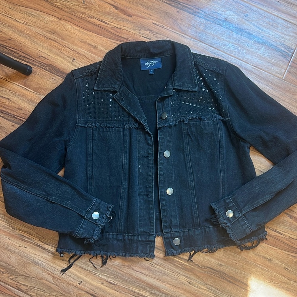 Daytrip Black Jean Jacket